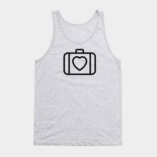 U2 - Heart Suitcase Icon - Walk On (black) Tank Top